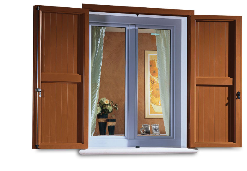 Portelloni oscuranti in legno e pvc per infissi e porte finestre Scuri per finestre in alluminio prezzi