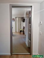 Chiusura pergotenda con teli in PVC 